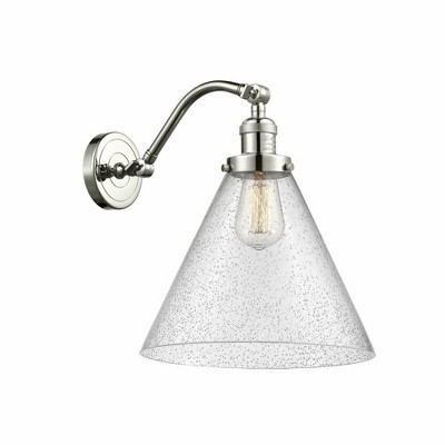 Cone - 1 Light Wall Sconce In Industrial Style-14 Inches Tall and 12 Inches Wide