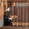 Bingham Star Shower Curtain 72x72  VHC Brands - 4 of 4