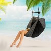 Sorbus Hanging Outdoor Camping Cacoon Chair - Collapsible and Lightweight Swings - Swinging Rocker Chairs for Camp, Travel, Hiking, Tent, or Porch - 4 of 4