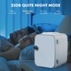 HANPURE Portable Mini Fridge 4L/6 Can Cooler & Warmer for Skincare, Food, Drinks - Compact for Bedroom, Dorm, Car, Office, White - 4 of 4