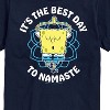 Men's - SpongeBob SquarePants - The Best Day To Namaste Short Sleeve Graphic T-Shirt - 2 of 4