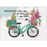 Dimensions Counted Cross Stitch Kit 7"X5"-Wherever You Go (14 Count)