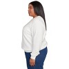 Alfred Dunner Women's Embellished Neckline Anti-Pill Sweater - 4 of 4