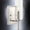 Urban Ambiance Luxury Contemporary Wall Sconce 11.5''H x 4.75''W,  Brushed Nickel Finish,  Parkes Collection, UHP4220 - 4 of 4