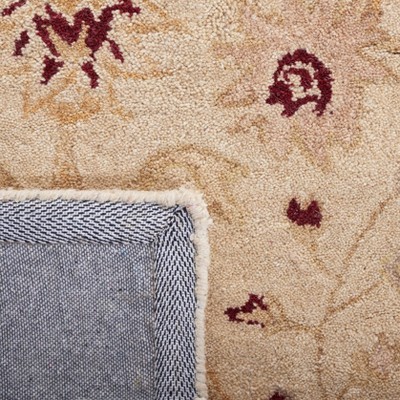 Handmade Red Tufted Wool Rectangular Area Rug 3' x 5'