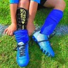 Vizari Malaga Soccer Shin Guards - Breathable & Lightweight Soccer Shin Pads with Ankle Protection - Reduces Shocks & Injuries - Adults, Youth & Kids Soccer Shin Guards with Non-Slip Adjustable Strap - 4 of 4