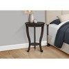 Monarch Specialties Accent Table 2 Tier End Side Table Square Nightstand Bedroom Lamp Brown Veneer Traditional - 3 of 4