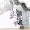 Bow Earrings for Women, Cute Blue and White Porcelain Enamel Ribbon Colorful Earring Simple Stylish Gift Jewelry - 2 of 4