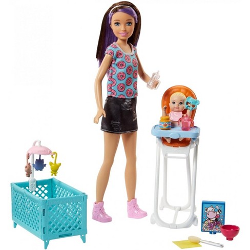 Barbie - Skipper Inc. Babysitter Playset and Doll - image 1 of 1