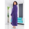 ADR Women's Zip Up Robe Fleece Soft Warm Plush Oversized Zipper Bathrobe - 4 of 4