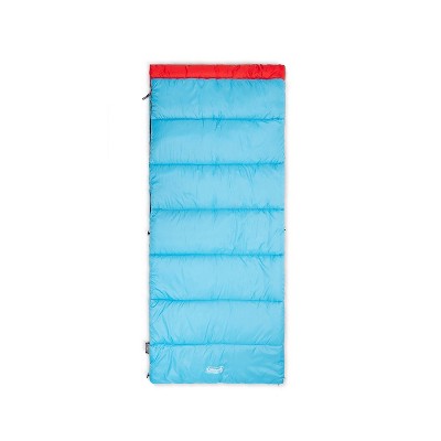 Coleman Adult Flatlands 40F Rectangle Sleeping Bag - Blue