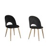 Brassex Set of 2 Emilia Dining Chairs - 2 of 4