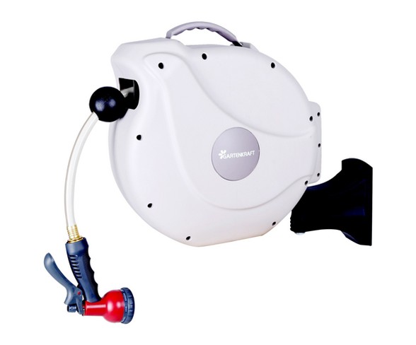 Gartenkraft NW-30S 1/2" 100' retractable hose reel - Sunneday