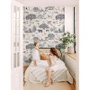 ZACHVO Woodland Toile Peel and Stick Farmhouse Wallpaper Black and White Nursery Wallpaper - 3 of 4
