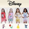 Disney Princess Moana Belle Minnie Mouse Nightmare Before Christmas Tank Top and French Terry Shorts Toddler to Big Kid - 3 of 4