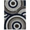 Luxe Weavers Shag Geometric Area Rug, Modern, Stain Resistant, Easy Indoor Rugs for Bedroom, Living Room - 2 of 4