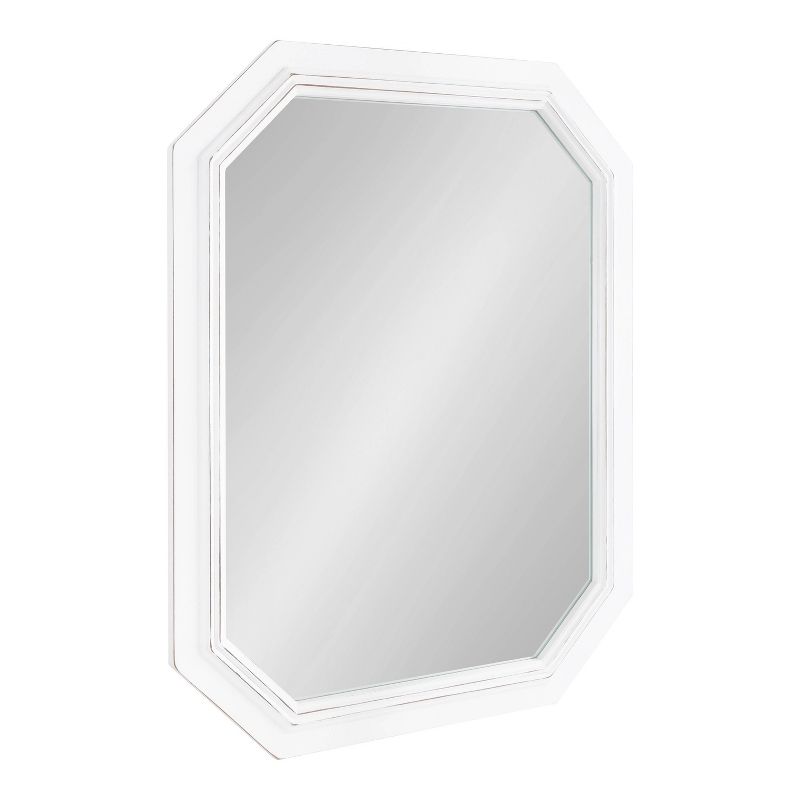 28&#34; x 36&#34; Palmer Octagon Wall Mirror White - Kate &#38; Laurel All Things Decor, 1 of 10