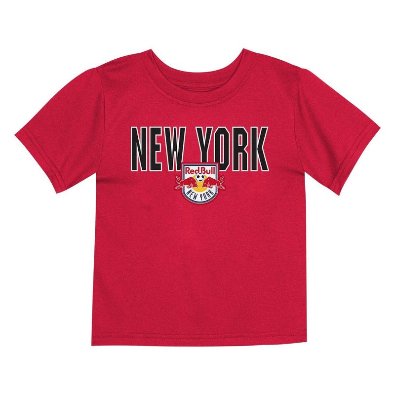 MLS New York Red Bulls Toddler Boys&#39; 2pk T-Shirt, 3 of 4