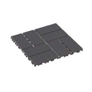Dolonm 44-Pack 12"x12" Interlocking Deck Tiles – Waterproof Outdoor & Indoor Floor Tiles for Patio, Pool, Balcony – Easy Snap-Together Design - 1 of 4