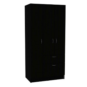 Depot E-Shop Armoire, One Drawer, Metal Rod, Five Shelves, Double Door Cabinet - 1 of 4