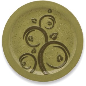 Pavilion Gift Company - Be Thankful - 8.5" Round Salad Plate (Set of 2) - Dining Plates - 1 of 4