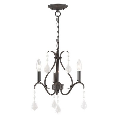 Livex Lighting Caterina 3 - Light Chandelier in  English Bronze