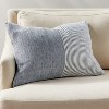 Plum & Post Otis Pinstripe Lumbar Pillow - 2 of 4