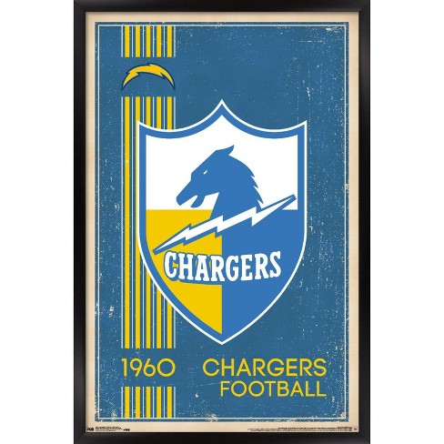 Trends International Nfl Los Angeles Chargers - Justin Herbert 22 Framed  Wall Poster Prints : Target