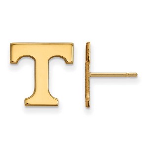 Black Bow Jewelry 14k Yellow Gold Tennessee Volunteers NCAA Post Earrings - 1 of 3