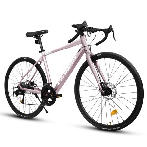 RISOKEYS City Commuting Road Bicycle 700C Tires,16 Speeds, Aluminum Alloy Frame Disc Brake Bike,City Commuting Road Bicycle for Men Women, - 1 of 4