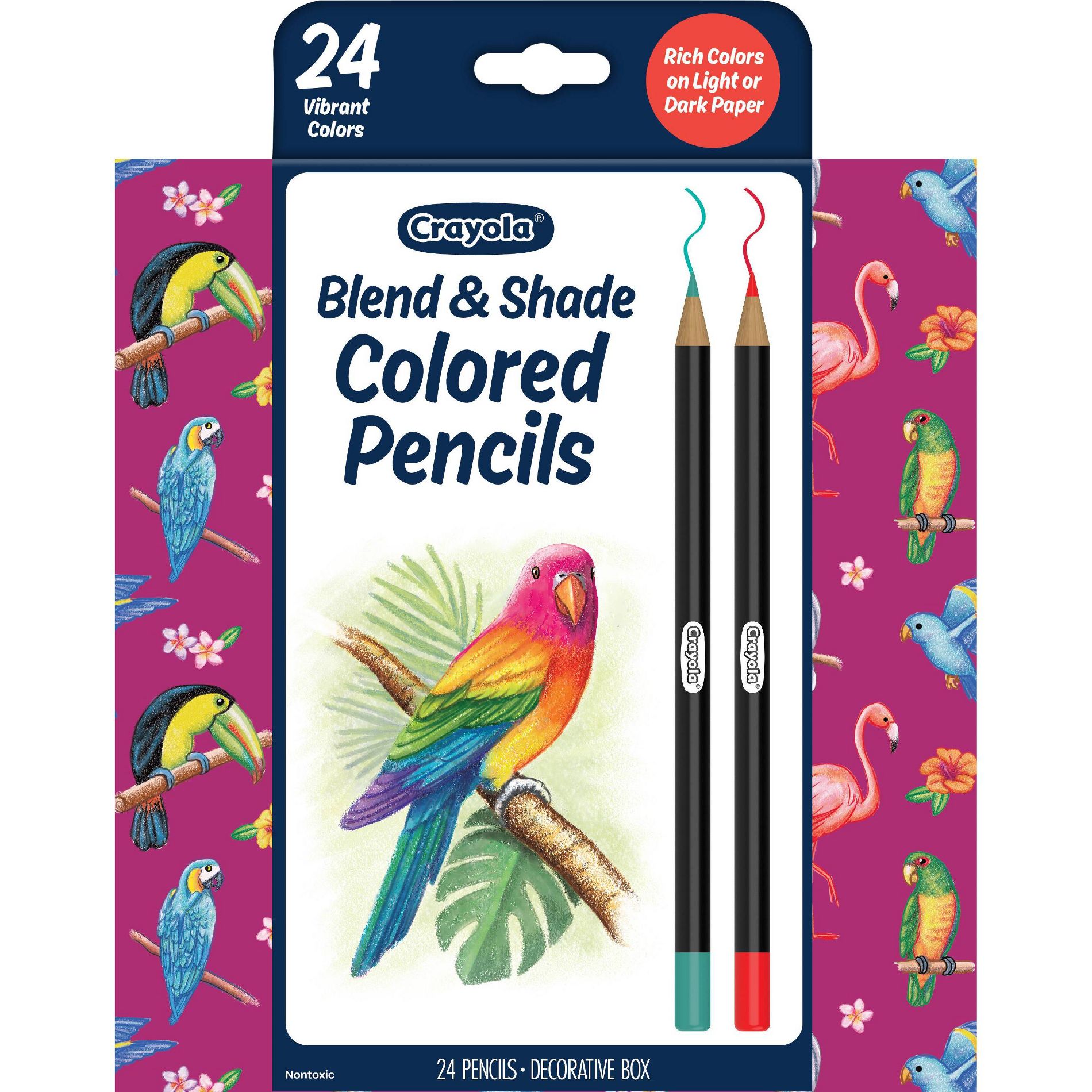 Crayola 24ct Blend and Shade Colored Pencils