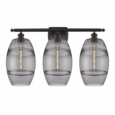 Vaz - 3 Light Bath Vanity In Industrial Style-10.88 Inches Tall and 28 Inches Wide