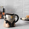15 fl oz Halloween Stoneware Figural Vampire Mug - Hyde and EEK! Boutique™: Microwave & Dishwasher Safe, Multicolored - 2 of 3