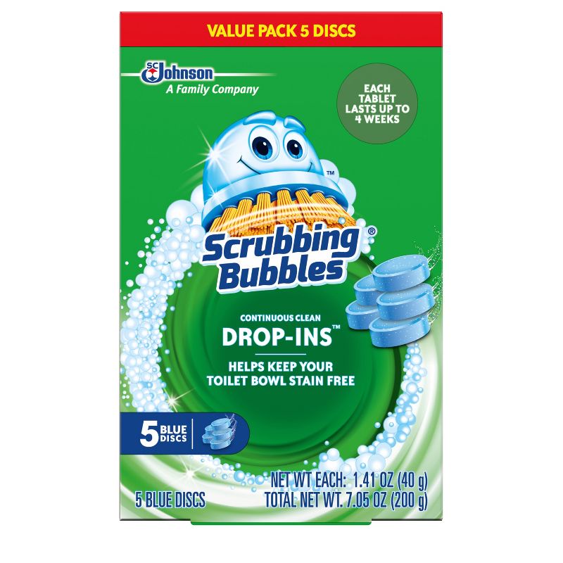 Scrubbing Bubbles Continuous Clean Drop-Ins Toilet Bowl Cleaner, 1 of 12