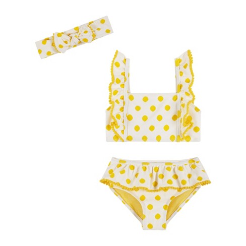 YELLOW LEOPARD SWIM SHIRT & HIGH-CUT BIKINI SET – electric femme™