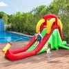Costway Inflatable Water Slide Bounce House Bouncer Kids Jumper Climbing with  550W Blower - 2 of 4