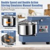 Commercial Dough Mixer 10.5QT, 650w Power, Timer Function, Dual-Rotation Kneading, Stainless Steel Bowl, Safety Shield - 4 of 4