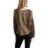 Women's Tie Front Leopard Top - umgee - 3 of 4