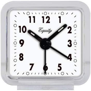 Equity Clear Quartz Alarm Clock