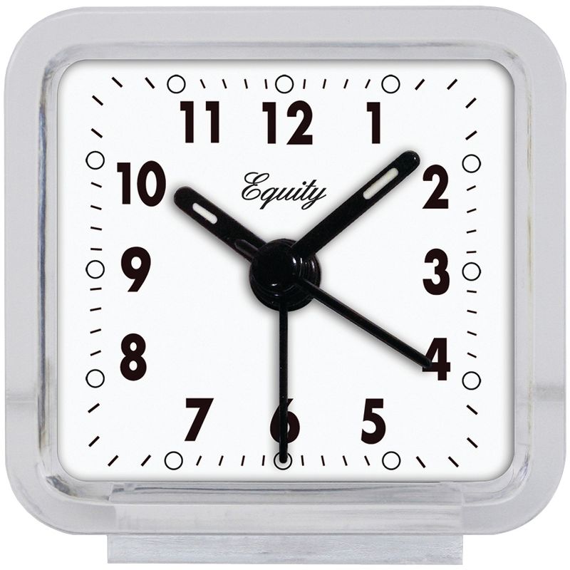 Equity Clear Quartz Alarm Clock, 1 of 4