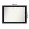 Amanti Art Abbey Black Non-Beveled Framed Bathroom Vanity Wall Mirror - 3 of 4