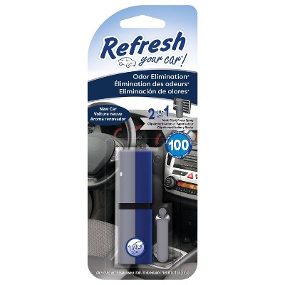 Refresh Your Car Vent Spray New Car Gray - 0.17 fl oz