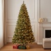 HomeRoots 7' White Pre Lit Full Fir Christmas Tree - 2 of 4