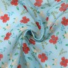 INSPIRE CHIC Women's Floral Printed Tassel Square Scarves 23.6X23.6" 1Pc - 4 of 4
