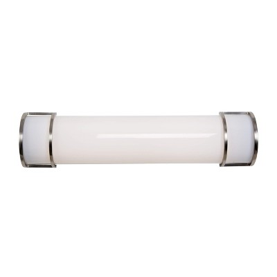 Yosemite Home Decor FT3001BN Series Two Light Fluorescent Vanity, 2 Ceiling Fixture/24.25-Inch, Satin Nickel, 49 Piece