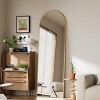 64"x21" Full Length Mirror, Wall Mirrors Hanging or Leaning Arched-Top Full Body Mirror with Stand for Bedroom, Dressing Room, Gold - 4 of 4