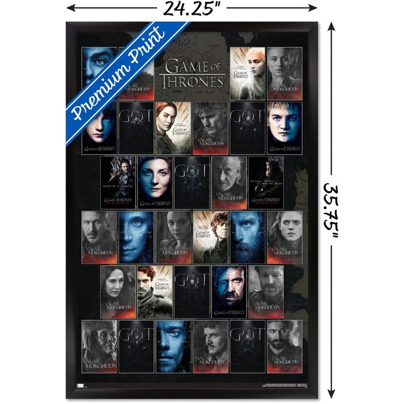Trends International Game of Thrones - Grid Framed Wall Poster Prints, 3 of 7
