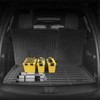 VEVOR Cargo Mats Compatible Chevrolet Tahoe & GMC Yukon 2021-2024, Custom Fit TPE Cargo Liner Set for SUVs, Trunk Mat and Backrest Mats, Black - 2 of 4