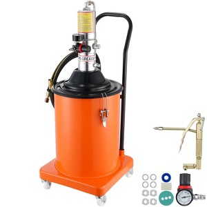 VEVOR Grease Pump, 5 Gallon 20L, Air Operated Grease Pump with 13 ft High Pressure Hose and Grease Applicator, Pneumatic Grease Bucket Pump - 1 of 4