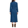 Lands' End Women's Soft Denim Midi Shirt Dress - 2 of 4